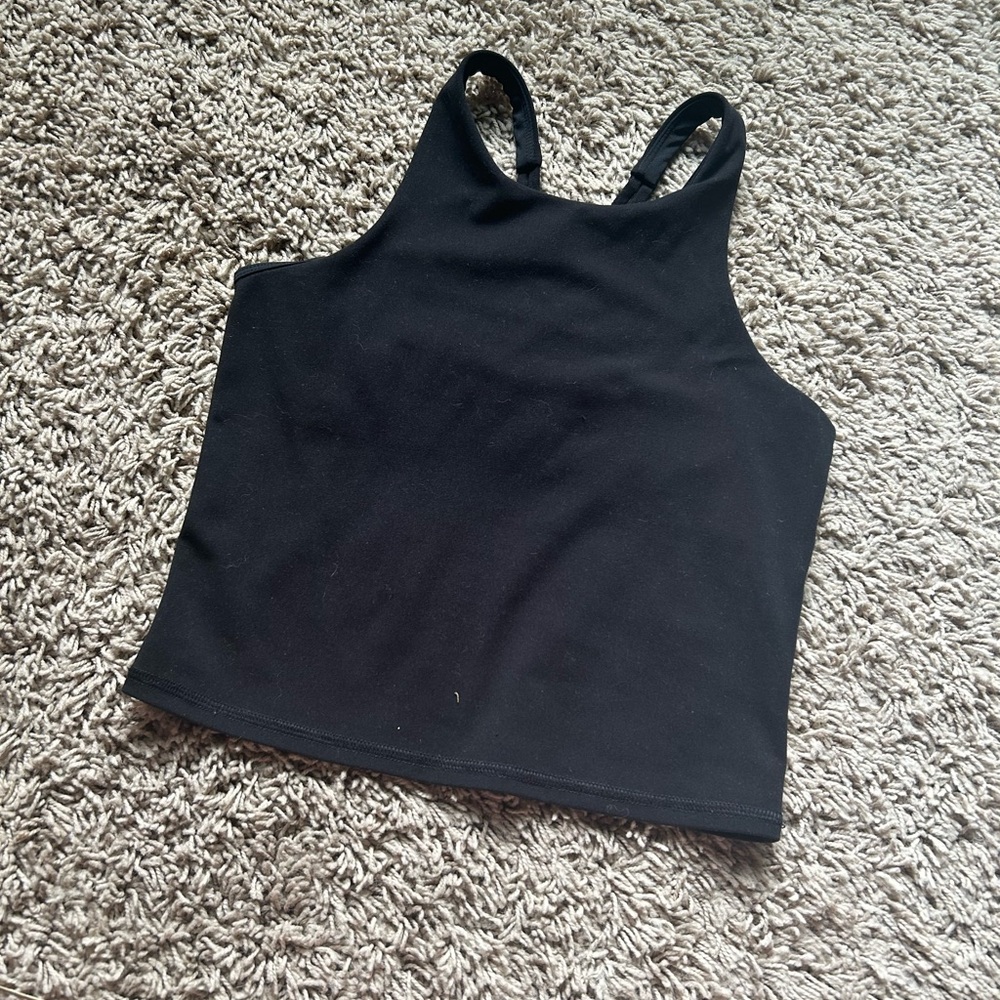 All In Motion | Black Criss Cross Back Bra Top